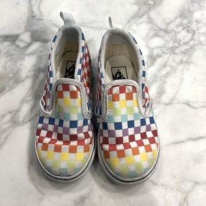 RAINBOW TODDLER VANS SIZE 9.5